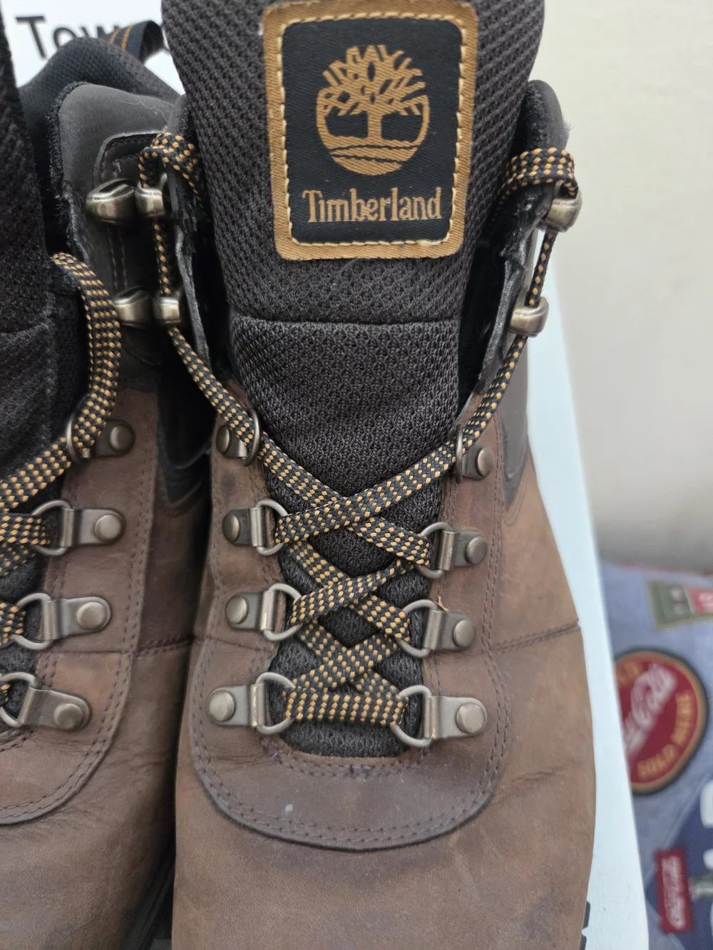 Timberland Men's Brown Leather Hiking Boots